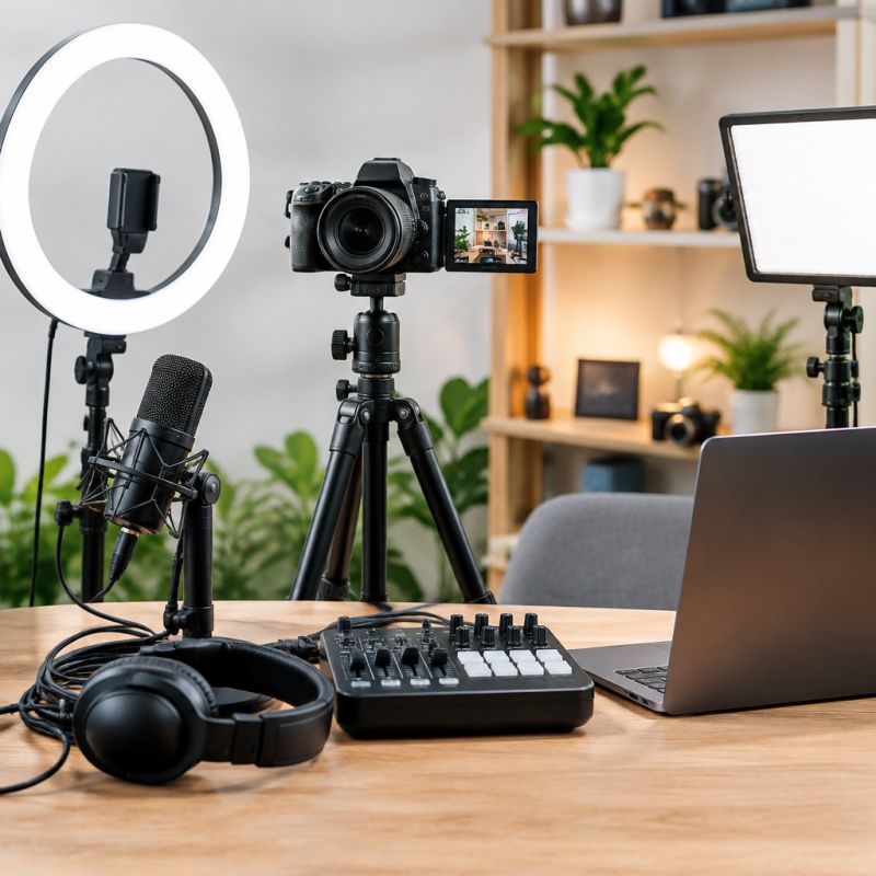 Thu mua thiết bị phòng livestream