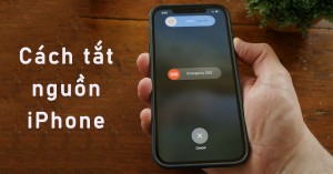 Cách tắt nguồn iPhone