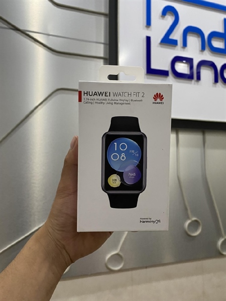 Đồng hồ Huawei Watch Fit 2 - 46mm - Màu Đen - Ngoại hình 98% - Fullbox + Đủ phụ kiện