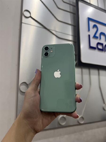 iPhone 11 - 128GB - LL/A - ios 16.0 - Màu xanh mint - Ngoại hình 97% - Pin 100%