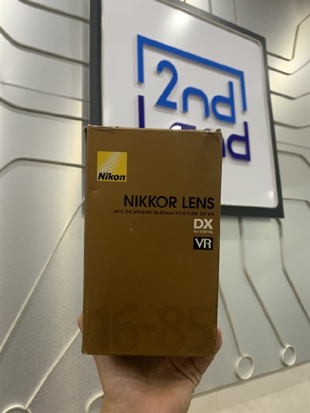 Lens Nikon DX AF-S Nikkor 16-85mm - 1:3.5-5.6 G ED VR - Màu Đen - Ngoại hình 99% - Fullbox