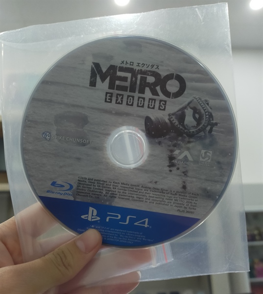 Đĩa Game PS4 - METRO EXODUS - 99%