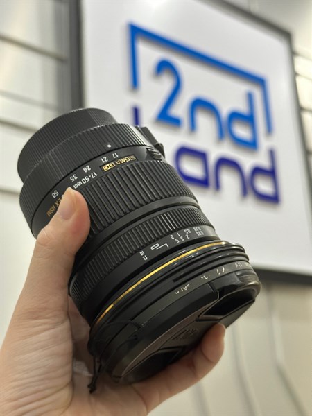 Lens Sigma For Nikon 17-50mm - 1:2.8 EX DC OS HSM - Màu Đen - Ngoại hình 98%