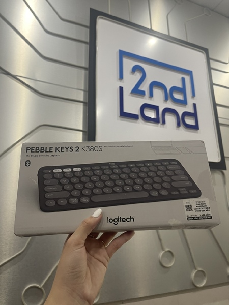 Phím Logi Pebble Keys 2 K380S - Màu Đen - 1 mode - Ngoại hình 98% - Fullbox Kèm pin