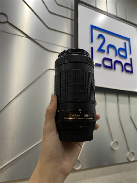 Lens Nikon DX AF-P NIKKOR 70-300mm - 1:4.5-6.3G ED For Nikon - Màu Đen - Ngoại hình 98.5%