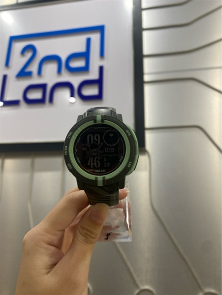 Đồng hồ Garmin Instinct 2 Solar - 46mm - Bản GPS - Có Tiếng Việt - Màu Xanh Lá - Ngoại hình 99% - Fullbox - Phiên bản One Pice Edition