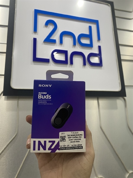 Tai nghe Sony Inzone Buds WF-G700N - Màu Đen - Ngoại hình 99% - Fullbox + Kèm sạc + Đệm tai ( bảo hành hãng )