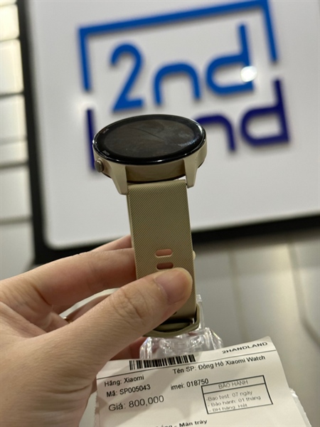 Đồng Hồ Xiaomi Watch - Trắng - Màn trày + Sạc zin