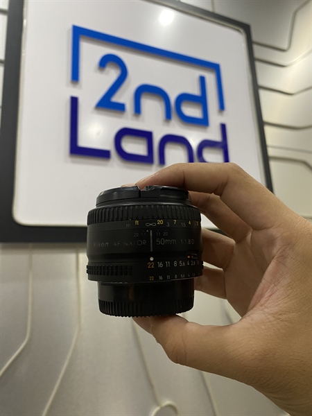Lens Nikon AF 50mm 1:1.8D - Màu Đen - Ngoại hình 98%