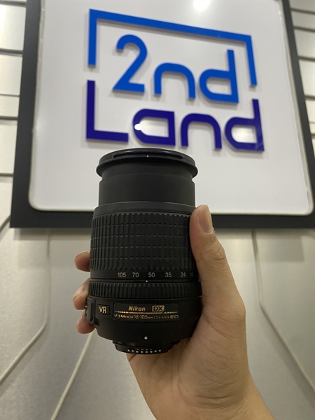 Lens Nikon DX SWM VR ED IF - 18-105 mm - 1:3.5-5.6G ED - Màu Đen - Ngoại hình 98%