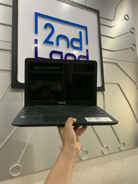 Laptop ASUS X554L - Ram 4/500GB HDD - Core i3 5005U - Card Graphics 5500 - Ngoại hình xấu - màn ám viền đỏ nặng, mất loa, pin hư, Màn bụi nhiều, nhiều đóm nhỏ phản quang, liệt phím, cam hư - Kèm sạc