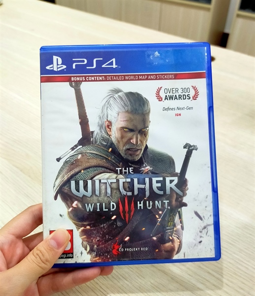 Đĩa Game PS4 - The Witcher III Wild Hunt - 99%