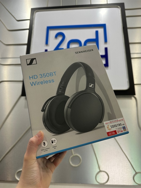 Tai Nghe Shennheiser HD 350BT Wireless - Fullbox - 99% - Đen - Còn BH: 30/05/2025