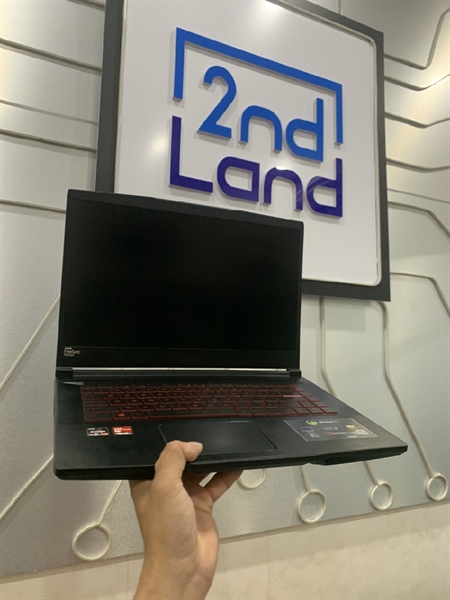 Laptop MSI Bravo 15 A4DCR - AMD ryzen 5 4600H - AMD Radeon RX5300M 3G - Ram 8/256GB SSD - Màu Đen - Ngoại hình 97% - Pin bình thường - Fullbox + Kèm sạc