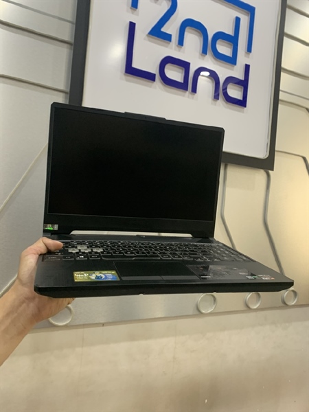 Laptop Asus Tuf Gaming A15 Ryzen 7 4800H - Ram 16/512GB SSD - Màu Đen - Card Geforce GTX 1660 Ti - Ngoại hình 98% - Phản quang - Kèm sạc