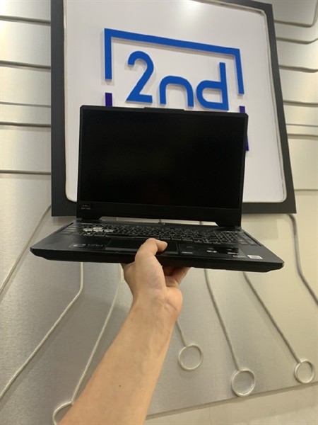 Laptop Asus TUF Gaming F15 - Ram 8/512GB SSD - Màu Đen - core i5 10300H - Card GTX 1650 - Ngoại hình 97% - Vỏ móp nhẹ - Kèm sạc