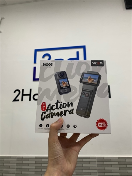 Action camera SJCAM C400 - Màu đen - Ngoại hình: 98% - Fullbox