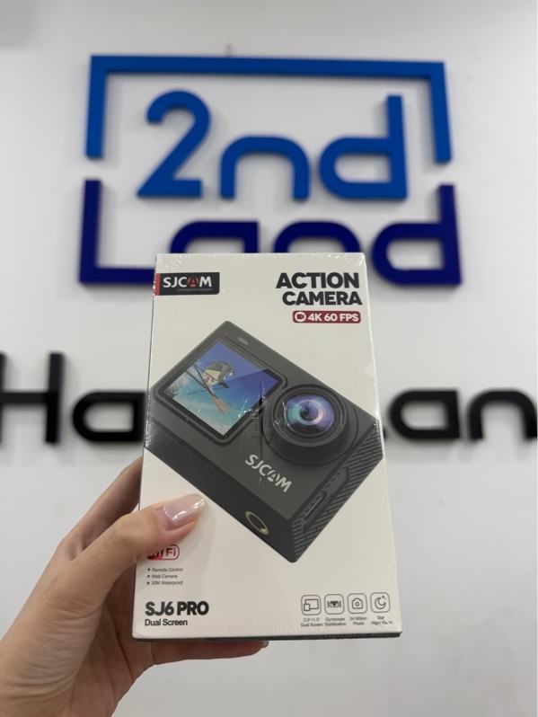 Action camera SJCAM SJ6 Pro Dual screen - Màu đen - NewSeal
