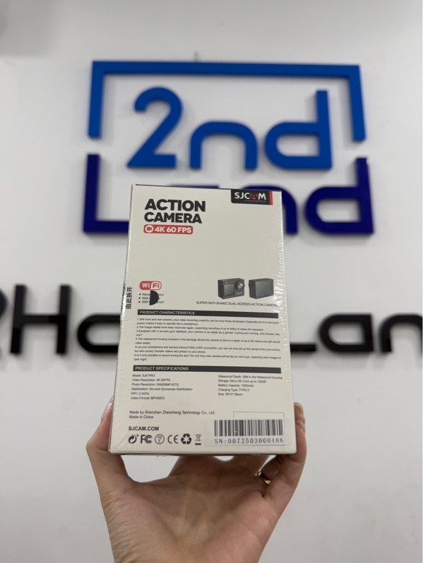 Action camera SJCAM SJ6 Pro Dual screen - Màu đen - NewSeal