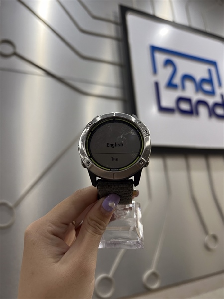 Đồng hồ Garmin Enduro Asia Solar - 49mm - Màu Bạc - Ngoại hình 98% - Bản có Tiếng Việt - Kèm sạc