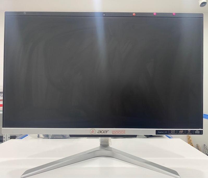 All in one PC Acer Aspire C22-960 series - I3-10110U - Ram 4/1TB HDD - Sức khỏe ổ tốt - 128GB SSD - Sức khỏe ổ 92 - Màu đen - Ngoại hình: 97% - Màn ám viền vàng, phản quang nhẹ - Kèm nguồn