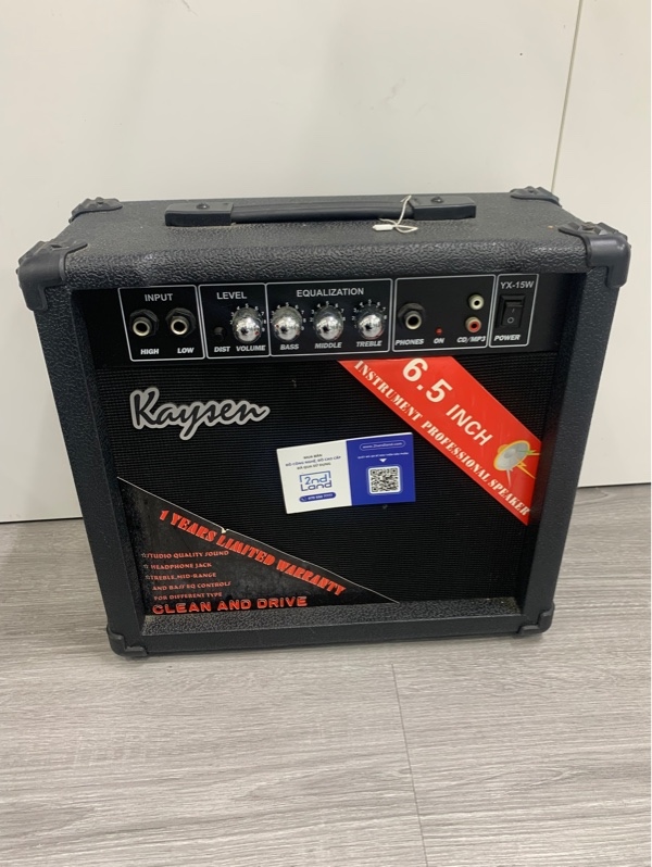 Ampli đàn guitar Kaysen YX-15W - Màu đen - Ngoại hình: 97% - Body