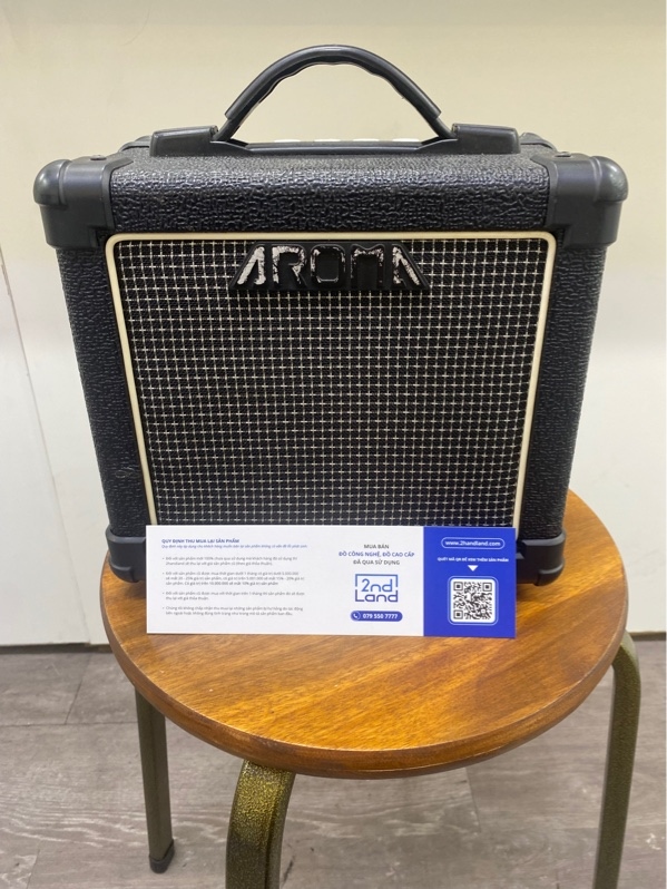 Ampli guitar điện Aroma AG-10S - Màu đen - Ngoại hình 97% - Kèm nguồn
