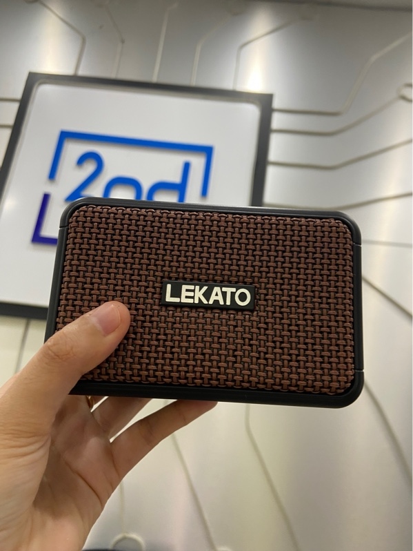 Amplifier Lekato Mini Guitar AG-04 - Màu đen - Ngoại hình: 98% - FullBox