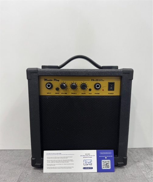 Amply Master Play PA-20 - Nguồn 220V - Màu đen - Ngoại hình 97% - Kèm dây kết nối