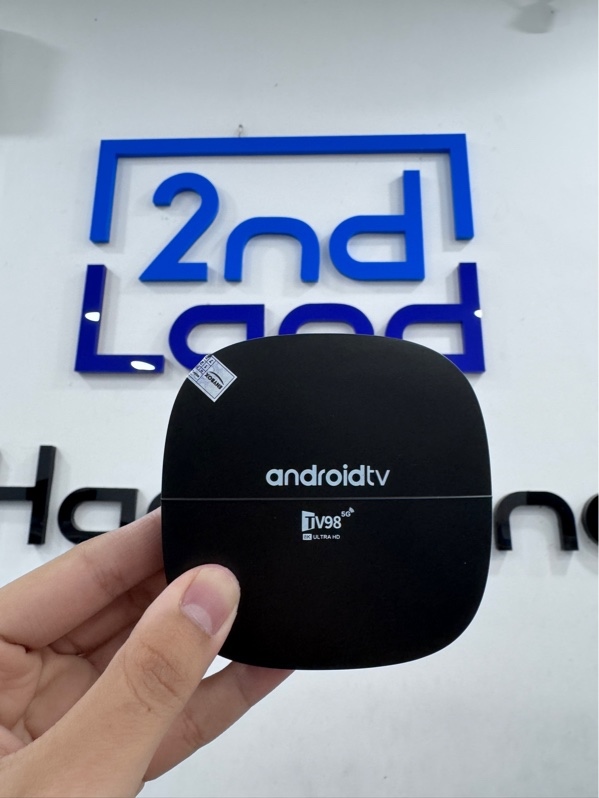 Android TV Box TV98 - Ram 16gb/ 256gb - Màu đen - Ngoại hình 97% - dính keo , trầy xước - Kèm nguồn , remote