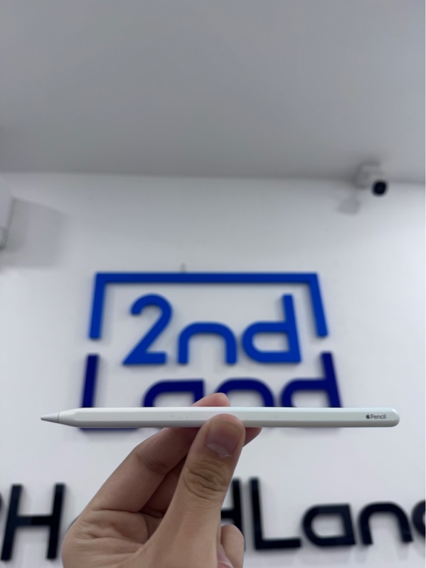 Apple Pencil 2 - Màu trắng - Ngoại hình 97% - Thân và đuôi bút trầy nhẹ, đầu mòn - Kèm box