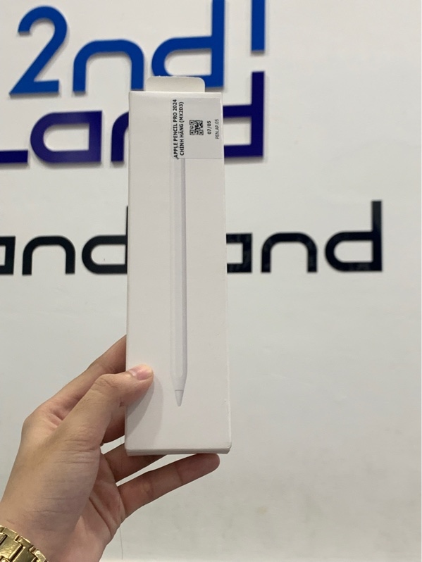 Apple Pencil Pro 2024 - Màu trắng - Ngoại hình: 97% - Fullbox