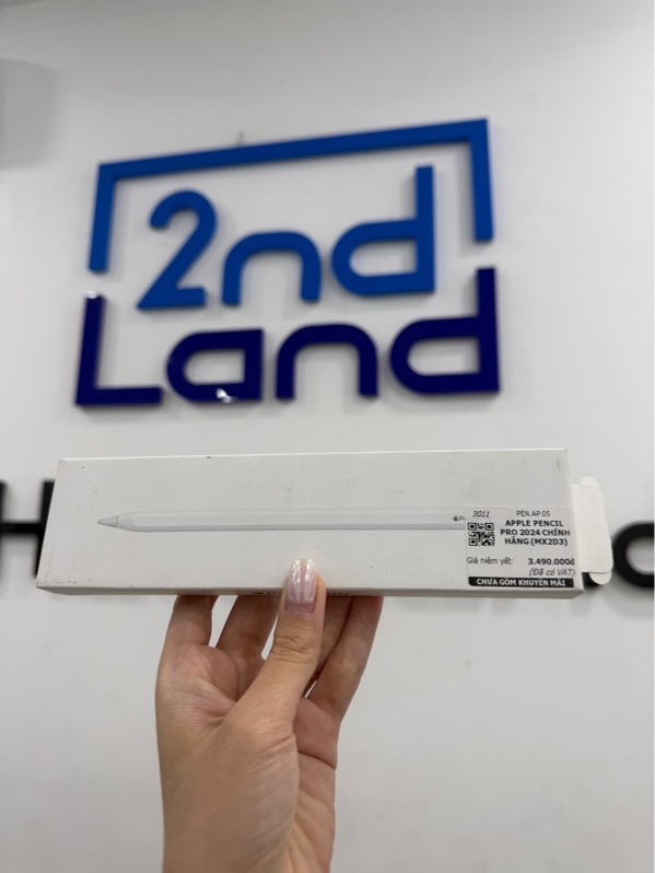 Apple Pencil Pro - Màu trắng - Ngoại hình 97% - Ố , trầy xước - Kèm Box