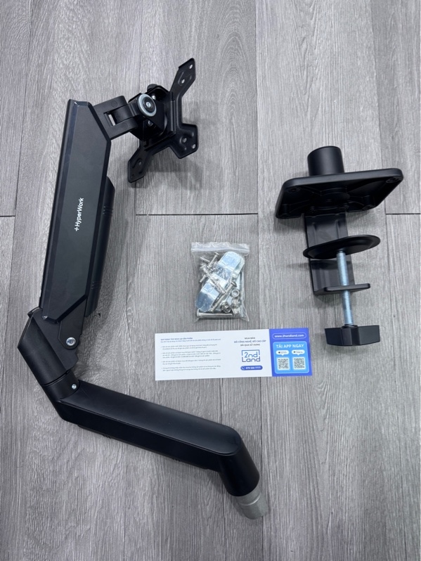 Arm màn hình Hyperwork HPW-SA01 - Màu đen - Ngoại hình 98% - Đủ phụ kiện