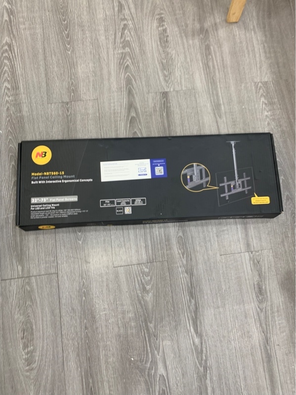 Arm TV NBT560-15 - for TV 32-75inch - 70kg - Màu đen - Ngoại hình: 98% - Fullbox