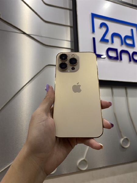 iPhone 13 Pro - 256GB - VN/A - ios 17.3.1 - Màu Gold - Ngoại hình 98.5% - Pin 85%