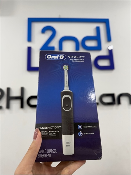 Bàn chải điện Oral B Vitality Rechargeable - Màu đen - New Open Box
