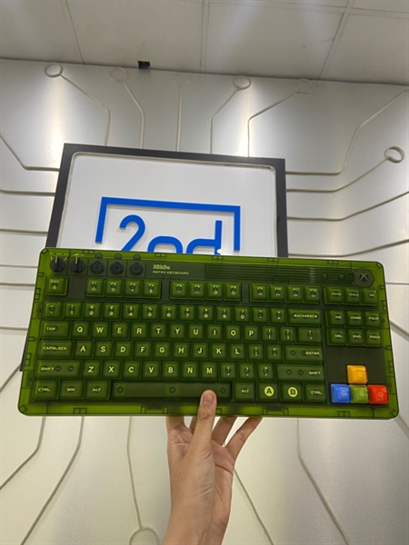 Bàn phím 8Bitdo Retro 87 - Màu xanh lá - Ngoại hình: 98% - FullBox 1