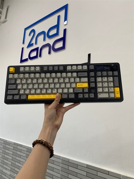 Bàn phím Ajazz AK980 Plus - 3 mode - Màu đen - Ngoại hình: 98% - Fullbox