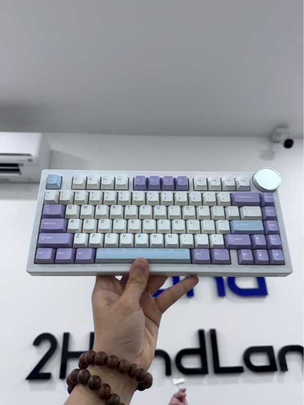 Bàn phím AJAZZ x Nacode AK820 V2 - 3 mode - Màu trắng - Ngoại hình 98% - Fullbox