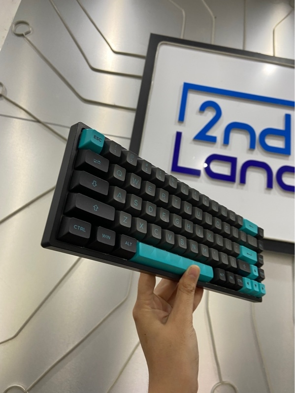 Bàn phím AKKO 3068 Plus - Led RGB - 3 mode : 2.4/dây/Bluetooth - Màu đen xanh - Ngoại hình: 98% - Kèm dây