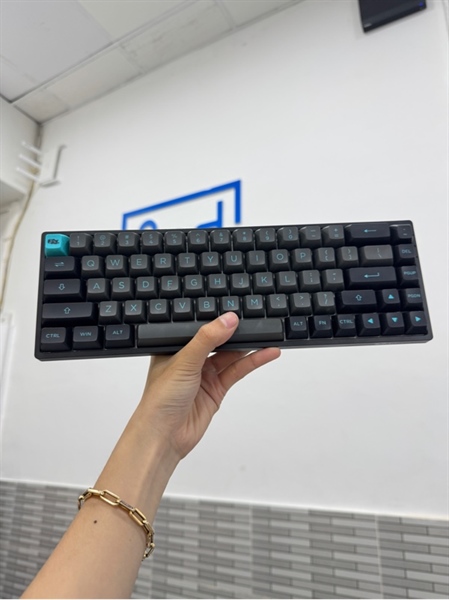 Bàn phím AKKO 3068B Plus - 3 mode bluetooth + 2.4G + dây - Màu đen xanh - Ngoại hình 97% - Fullbox