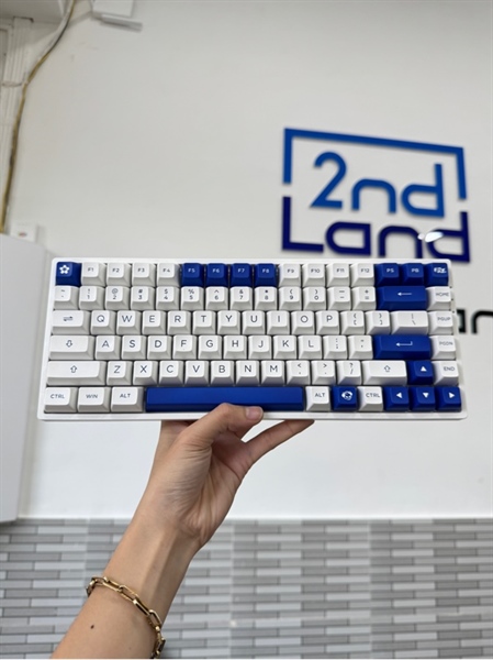 Bàn phím Akko 3084B Plus - Màu trắng xanh - Ngoại hình 98% - Fullbox 1