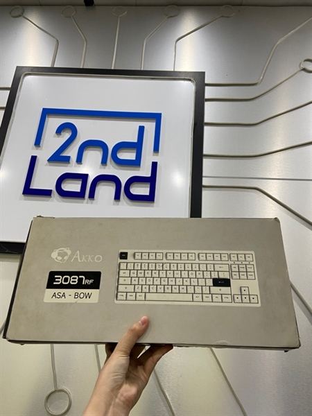 Bàn phím Akko 3087 RF ASA-B0W - 2 Mode - Màu trắng - Ngoại hình: 97% - FullBox 5