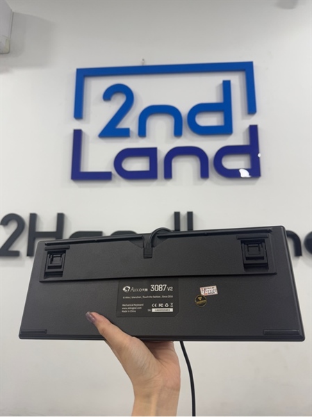 Bàn phím Akko 3087 V2 - 1 mode dây - Màu đen - Ngoại hình 97% - Bụi nhiều - Kèm dây usb-c 2