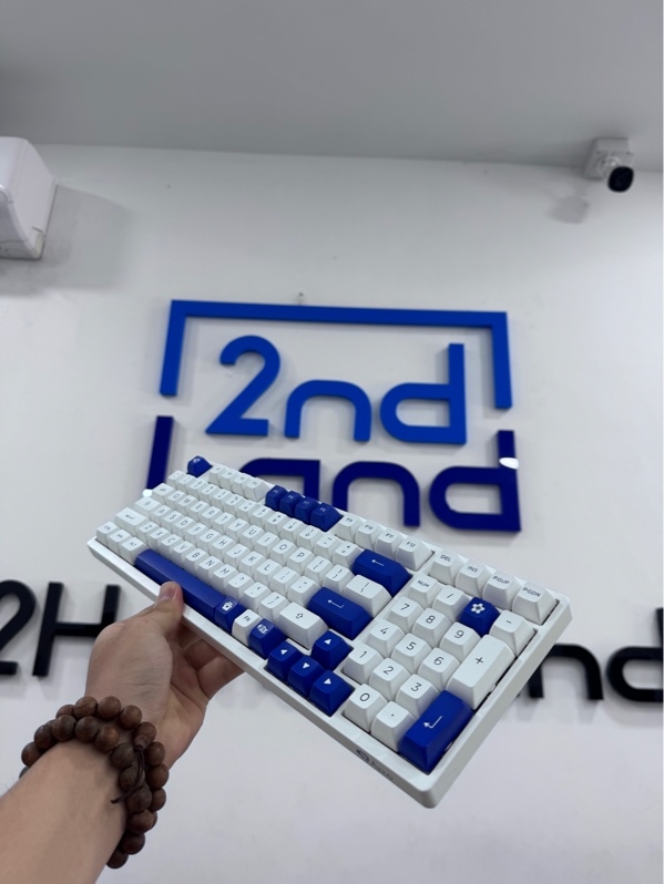 Bàn phím Akko 3098B - Multi mode - Màu trắng - Ngoại hình 97% - ố vàng, trầy xước - Fullbox