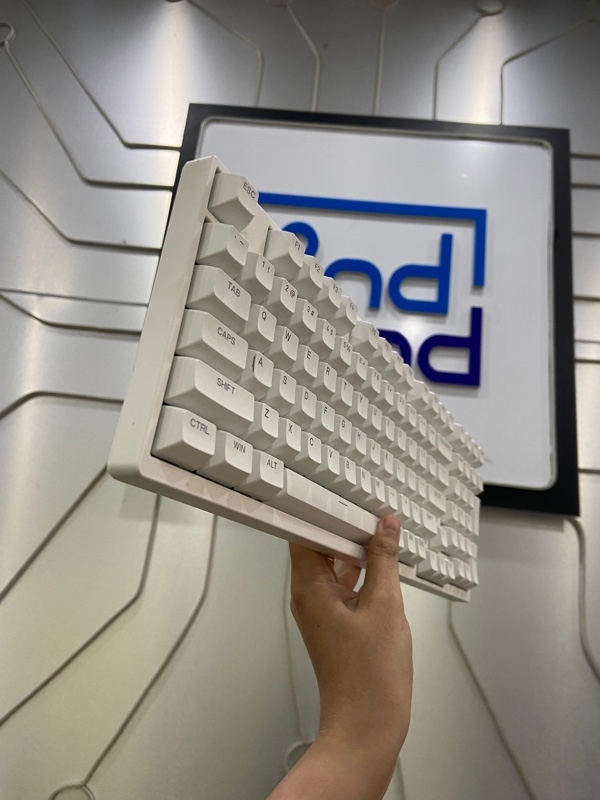 Bàn phím Akko 3098B Plus - Màu trắng - Ngoại hình: 97% - Kèm Box + dây + receiver 1