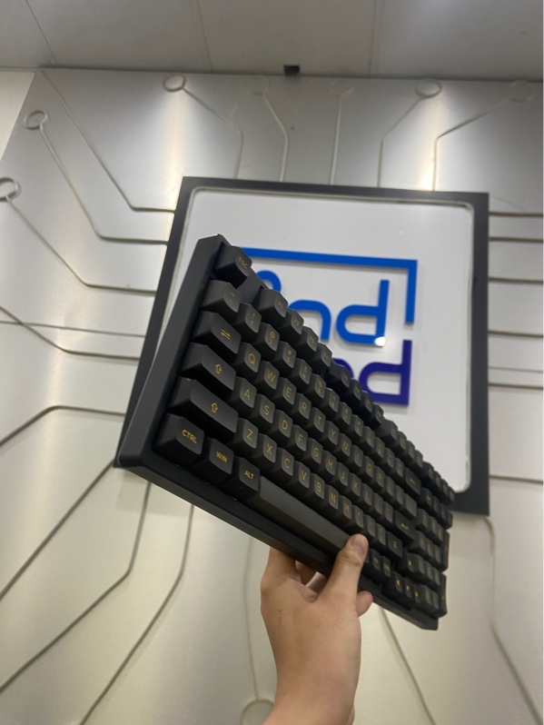 Bàn phím Akko 3098N Muti-modes - TTC Switch - 3 Mode ( Bluetooth, 2.4, Dây) - Màu vàng đen - Ngoại hình: 97% - Kèm receiver + dây