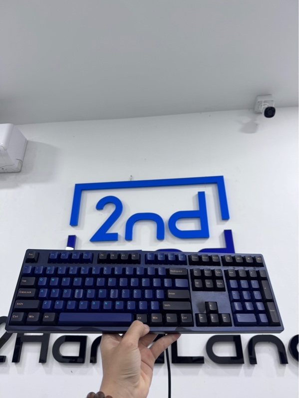 Bàn phím Akko 3108 v2 - Màu xanh đen - 1 mode dây - Ngoại hình 96% - Mòn phím, mòn sơn viền và mặt nhiều - Kèm 1 dây kết nối
