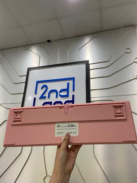 Bàn phím Akko 3108 V2 World Tour Tokyo - Fullsize - Màu hồng - Ngoại hình: 97% - Kèm dây 1